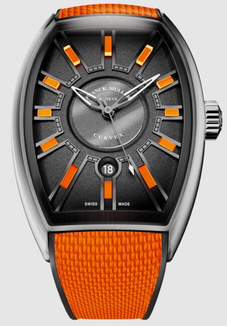 Review Franck Muller Curvex CX Flash CX 36 SC DT FLASH ACBR TTNRBR Orange Replica Watch